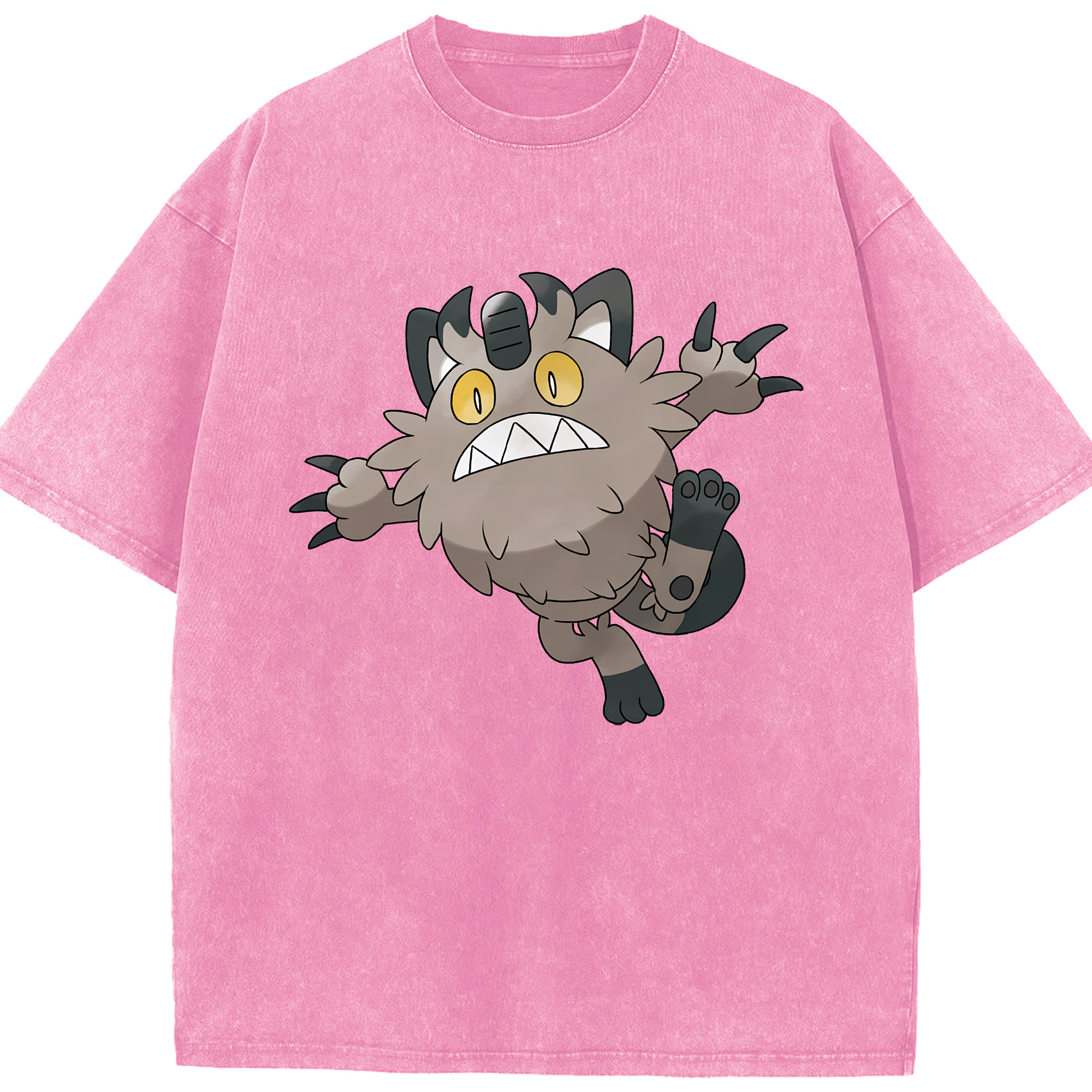 （画像用） ポケットモンスター Pokémon 綿100% ヴィンテージ風 半袖Tシャツ（フロントプリント）